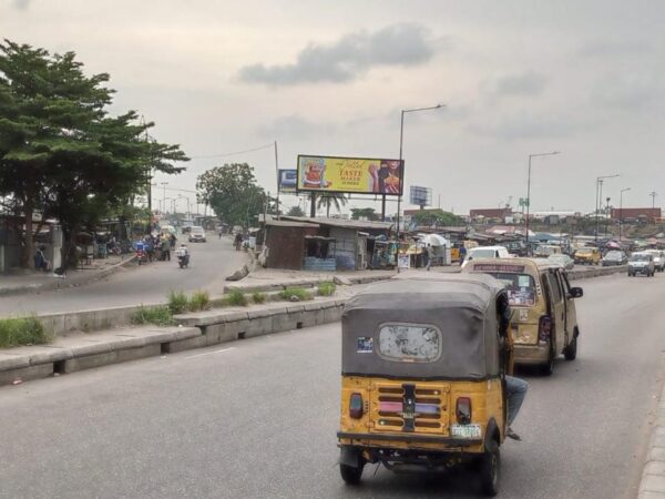 Rooftop Billboard Along Mile 2 by Signal Barracks Facing Traffic from Orile, Lagos