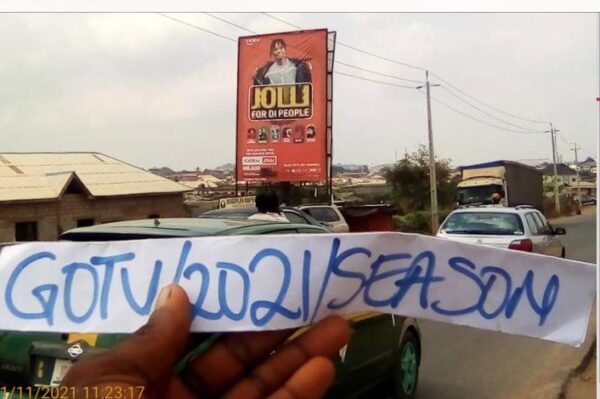Portrait Billboard Along Obantoko Road Before Ariegbe Junction Ftf Ileweran Ogunsanya u