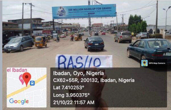 Gantry Billboard Along Iwo 'Road By Stanbic Ibtc Bank Ojodu Bus Stop Ftt Iwo Road OyoJunction