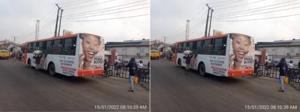 Red Brt Bus at Ikeja/ Maryland Stadium Ikorodu To Cms Obalende Oshodi To Sango /Tollgate Cms, Lagos