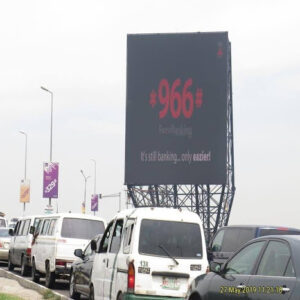 Portrait LED billboard