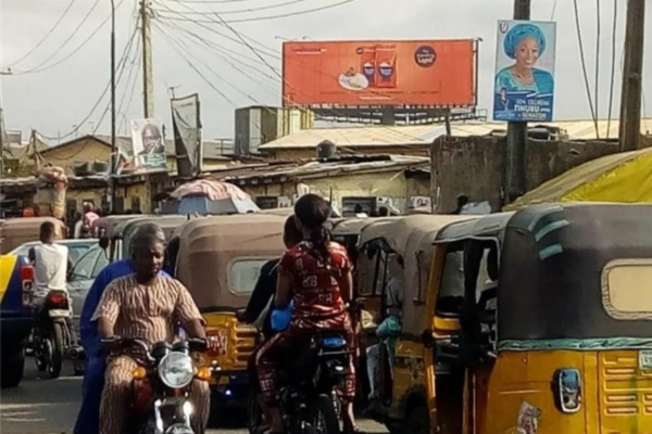 Unipole billboard in lagos Nigeria