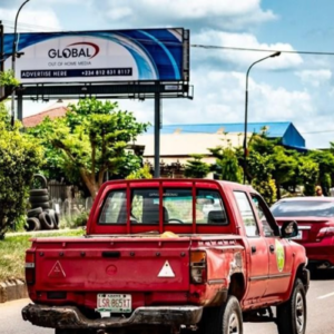 48 Sheet Billboard capturing attention of passerbyes in Lagos