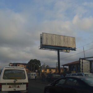 Two sided Unipole billboard