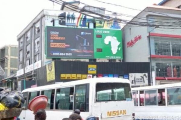 Rooftop Led billboard at balogun market