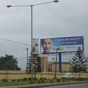 Unipole billboard lagos