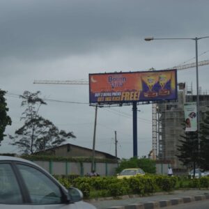 Unipole billboard lagos