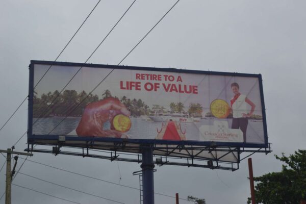 Unipole billboard mobolaji anthony lagos