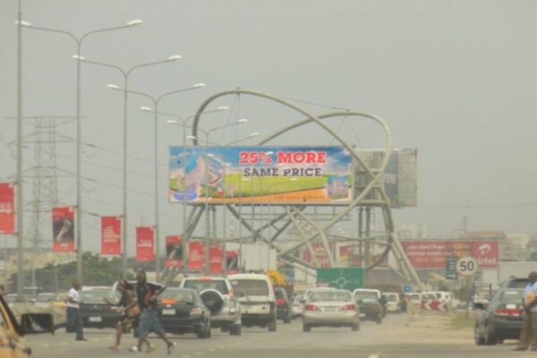 Led Billboard in an open area with visibility