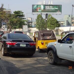 Unipole billboard victoria island lagos