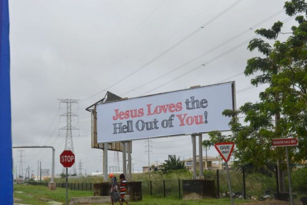 Backlit billboard