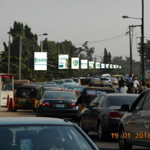 Lamp Post billboard in Lagos,Nigeria