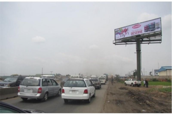 Unipole Billboard in lagos,nigeria