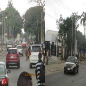 Lamp post billboard in lagos,Nigeria