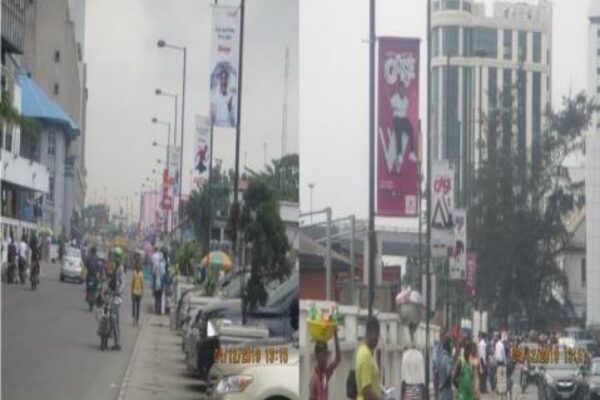 Lamp Post in the city of Lagos