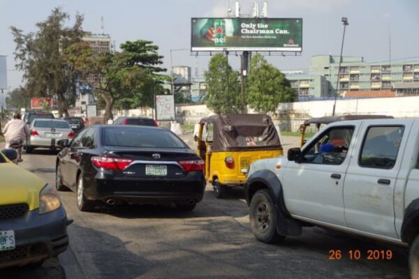 Unipole billboard in lagos nigeria