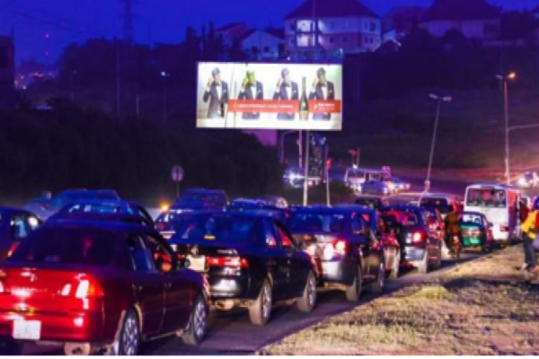 Mege billboard in the city of abuja