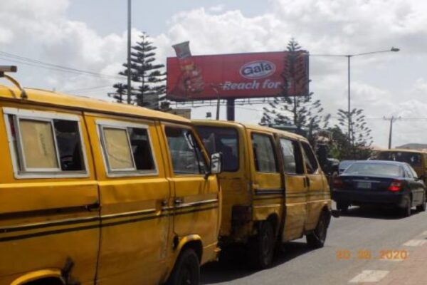 Unipole Billboard At Airport Road Ikeja Lagos | Optimum Billboards