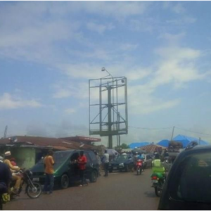 Portrait billboard in the city of portharcourt, Nigeria