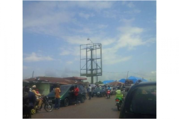 Portrait billboard in the city of portharcourt, Nigeria