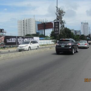 Wall Drape Billboard in lagos captivating the attention of passerbyes