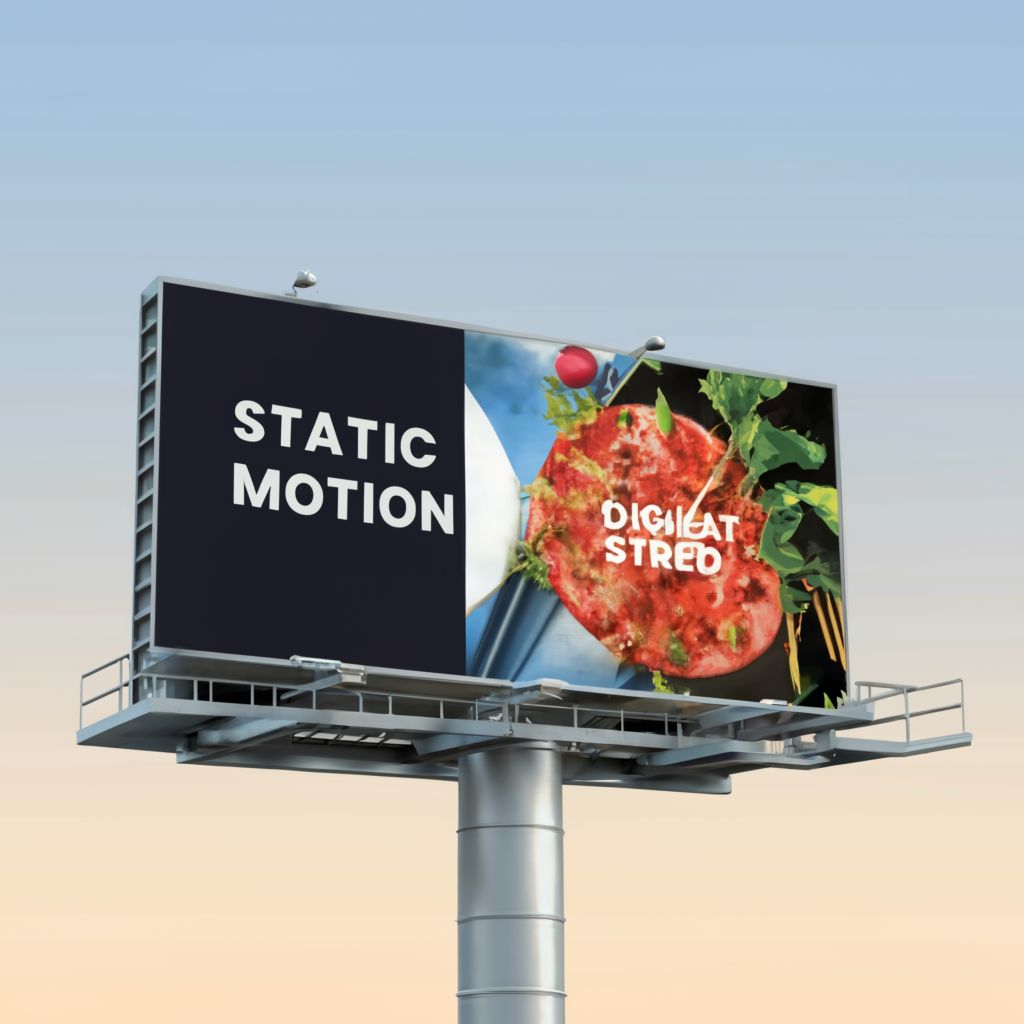 static and motion advertising