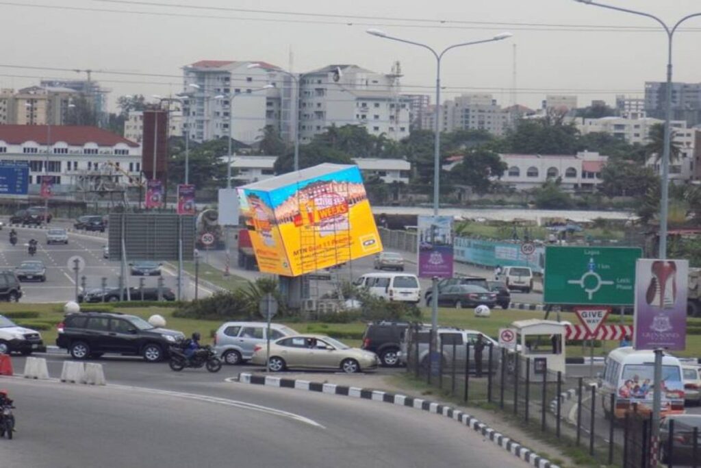 Led billboard Advertising Lagos