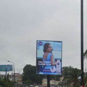 Portrait billboard in the city of lagos