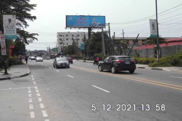 Unipole billboard