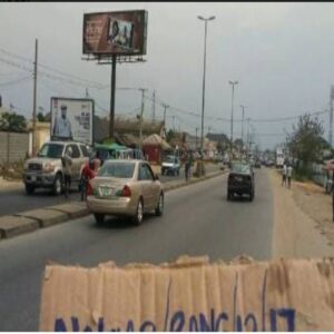 Unipole billboard in portharcourt,Rivers nigeria