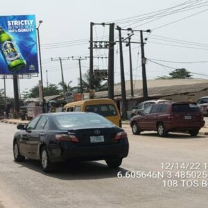 Portrait billboard in Lagos