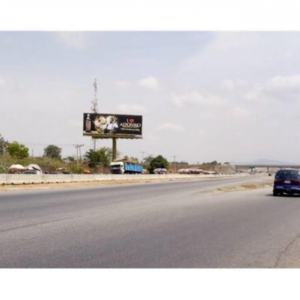 Unipole Billboard Along