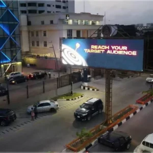 Gantry led billboard