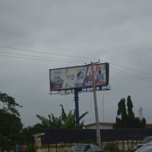 Unipole billboard