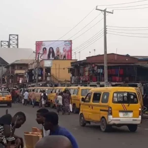 Rooftop billboard lagos