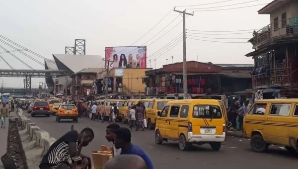 Rooftop billboard lagos