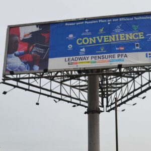 Unipole billboard lagos