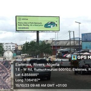 Unipole billboard in the ciiity of portharcourt