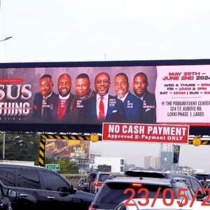 Led gantry billboard in lekki,lagos Nigeria