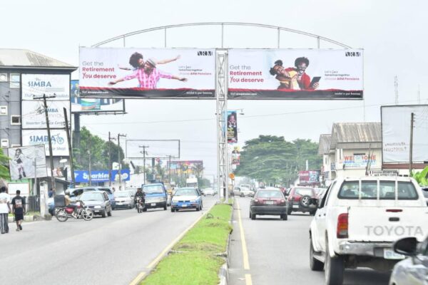 gantry billboard in rivers state