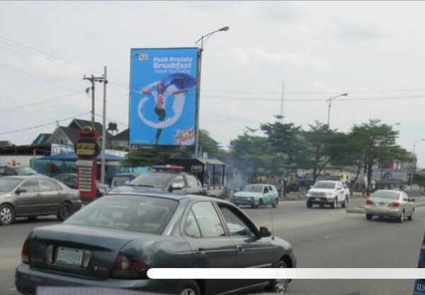 Portrait billboard in Portharcourt, Rivers State Nigeria.