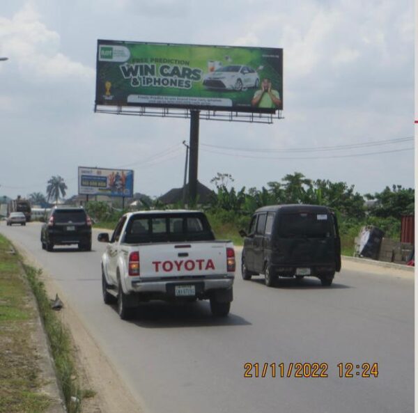 Unipole Billboard Along Airport Road, Before Aluu Junction, FTF Owerri ...