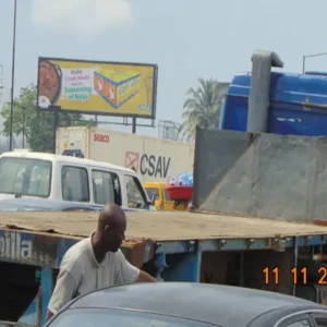 96 Sheet billboard in the hustling city of Lagos