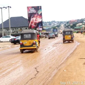 Portrait billboard in the vesatile city of Anambra