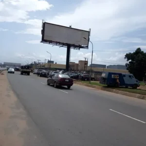 Unipole billboard by asaba expressway, Anambra