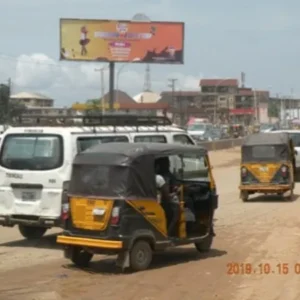 Unipole billboard by owerri relief market, Onitsha Anambra