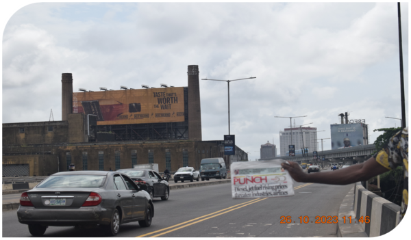 WallDrape Billboard At Back Of Elephant Lagos