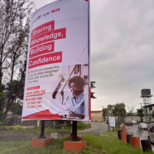 3 Face Portrait Billboard Advertising in Lagos