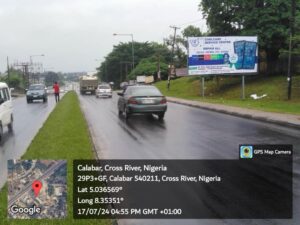 Calcare billboard in Calabar, Cross River