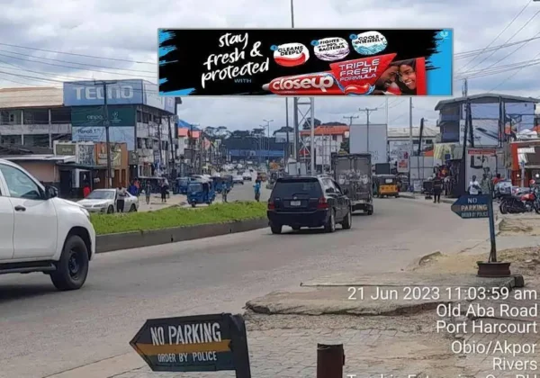 Gantry billboard in Port harcourt, Rivers state